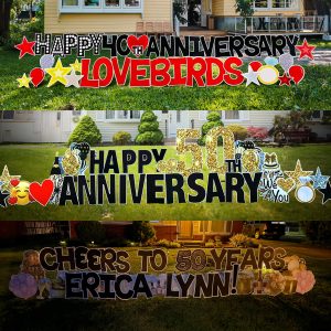 Anniversary Yard Sign